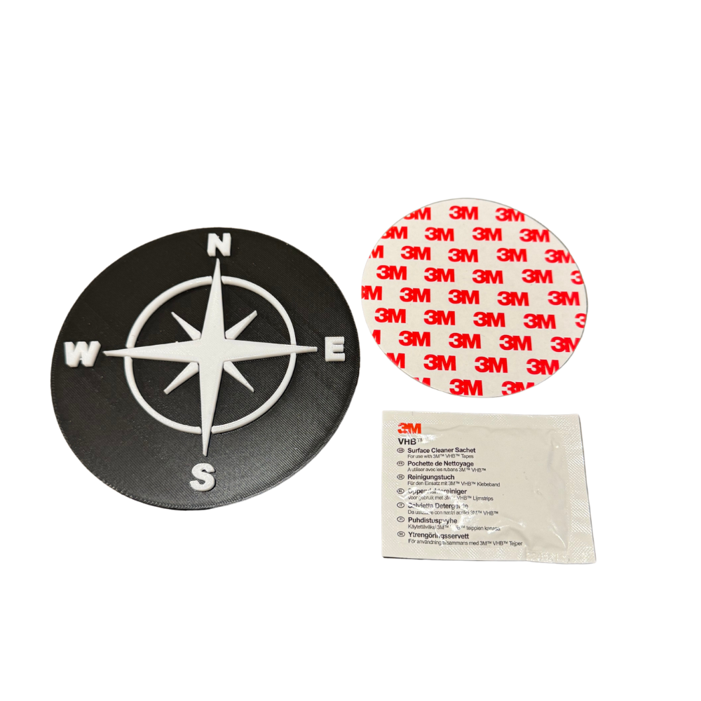 Rear Door Badge | Transporter T4, T5, T6 | Compass