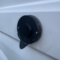 Truma boiler outlet drip cover - top view