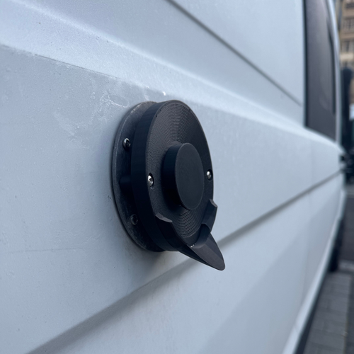 3D printed Truma boiler outlet drip cover for campervans - main product view