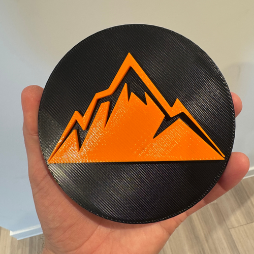 Custom 3D printed rear door badge for VW Transporter T4 T5 T6 - personalised design