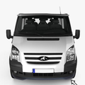 Mountains front grille badge Ford Transit - fitted on van lifestyle image