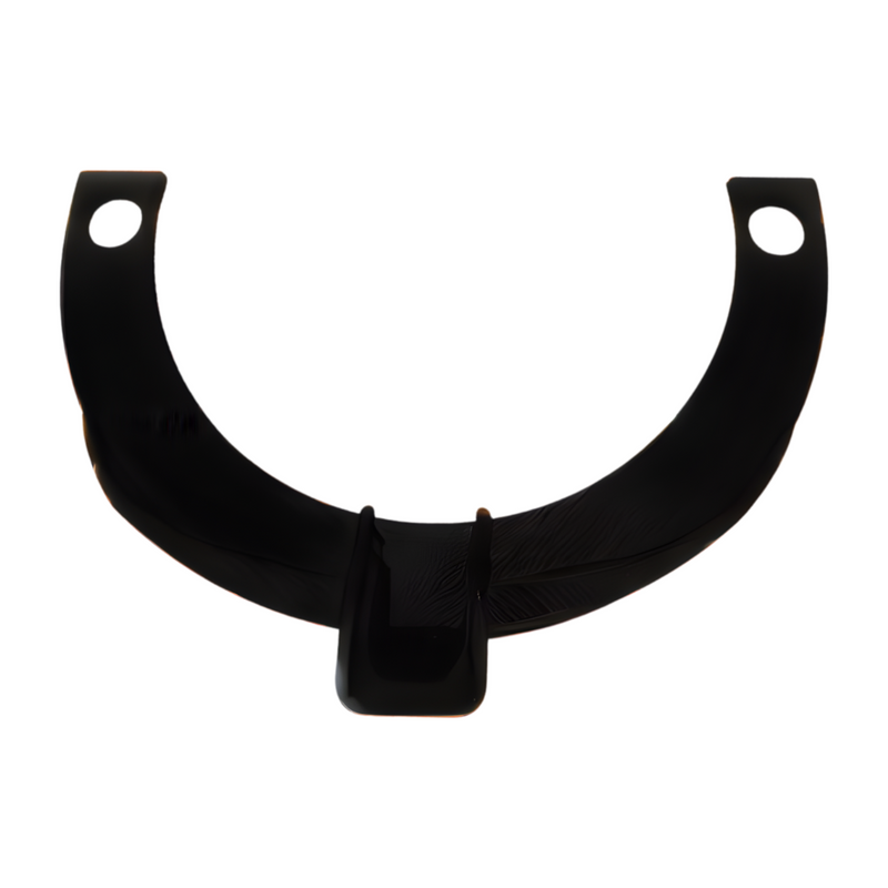 Truma boiler outlet drip drain attachment - black version fitted on van