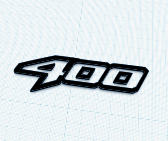 Raptor 400 Badge