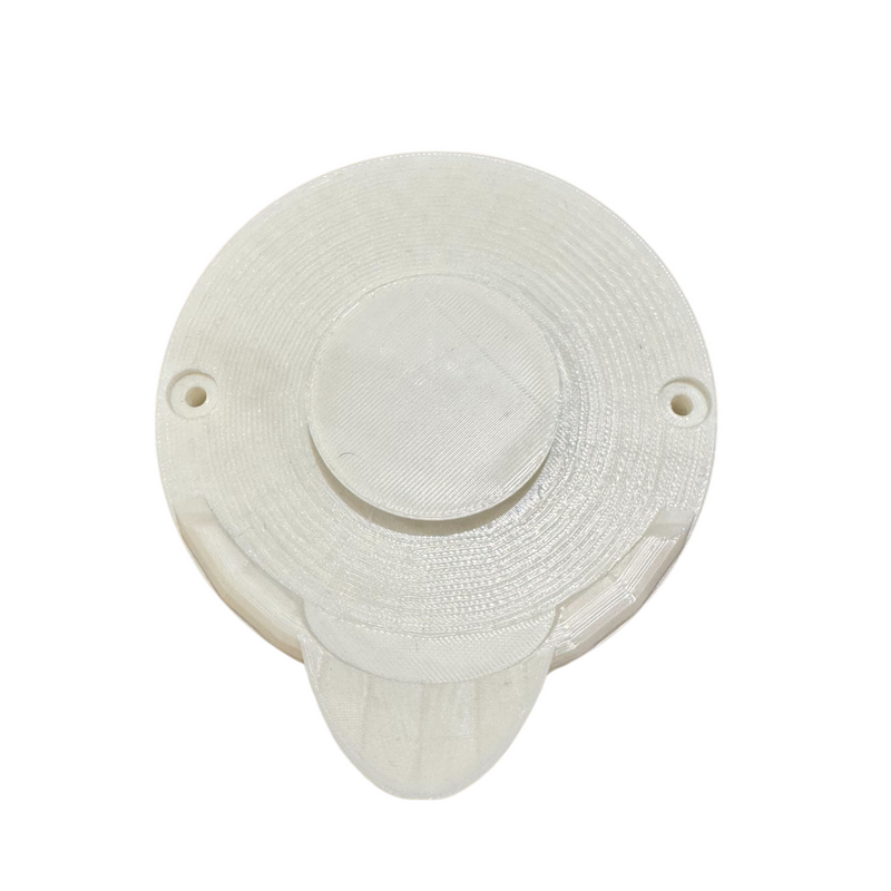 Truma boiler outlet drip cover white variant - alternate angle